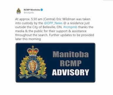 rcmp-say-manitoba-homicide-suspect-arrested-in-ontario-after-firing-at-police