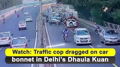 watch-traffic-cop-dragged-on-car-bonnet-in-delhis-dhaula-kuan
