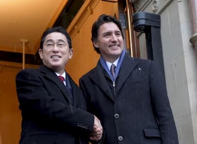 japanese-pm-kishida-visits-ottawa-asks-for-canadas-help-on-clean-energy-transition