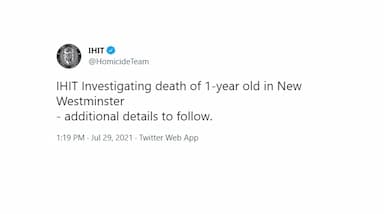 ihit-investigating-death-of-1-year-old-in-new-westminster