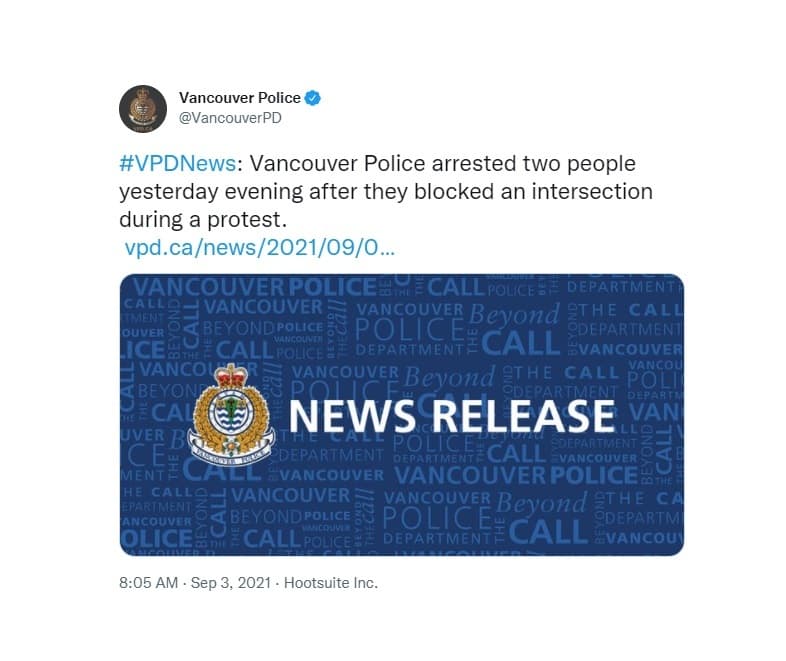 two-people-arrested-following-vancouver-protest