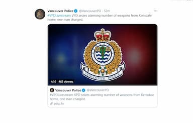 vpd-seizes-alarming-number-of-weapons-from-kerisdale-home-one-man-charged