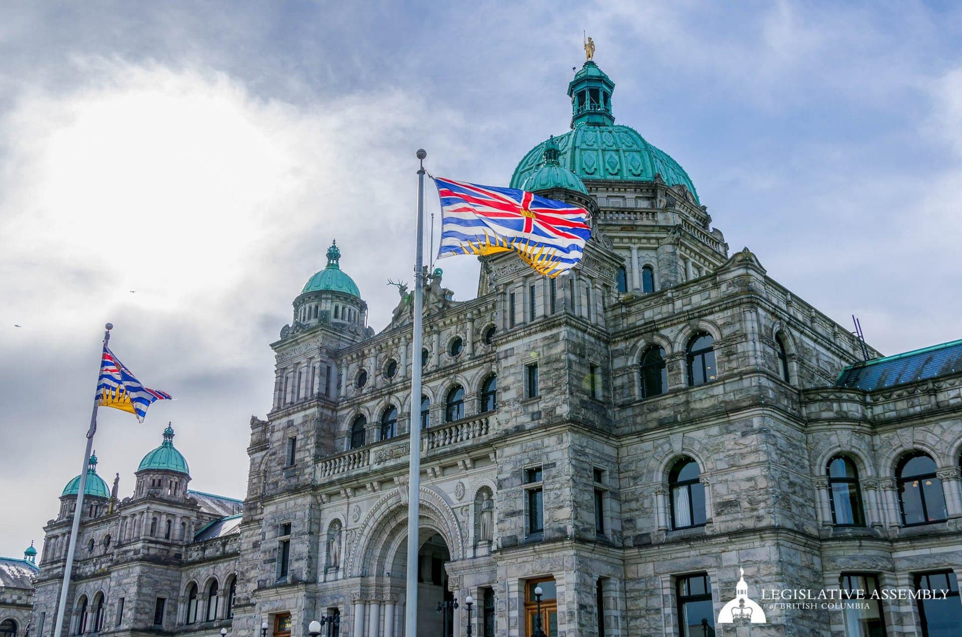 old-growth-logging-protesters-gather-outside-premiers-office-as-legislature-resumes