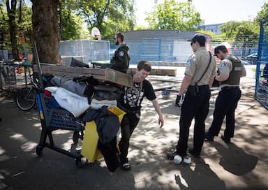 vancouvers-police-department-is-protesting-a-cut-in-budget