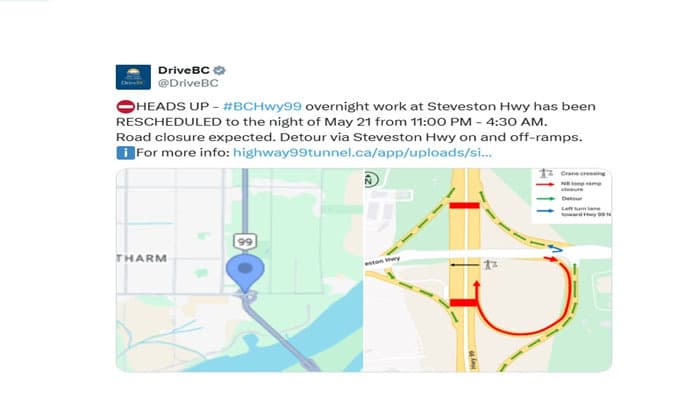 highway-99-section-to-be-diverted-overnight-in-richmond