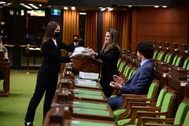 freeland-and-trudeau-talk-about-benefits-federal-budget-trudeau-calls-it-a-historic-plan-for-a-historic-moment
