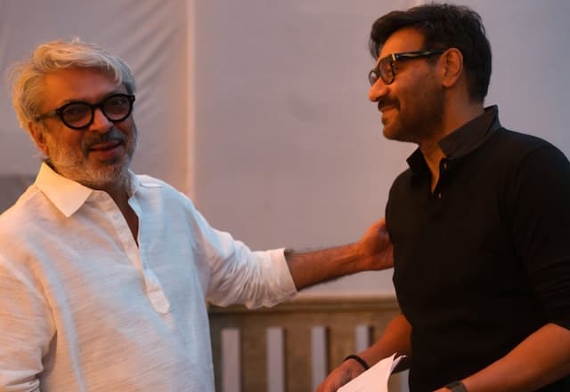 A reunion after 22 years - https://cdn.connectfm.ca/Sanjay-Leela-Bhansali-with-Ajay-Devgn.jpg