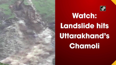 watch-landslide-hits-uttarakhands-chamoli