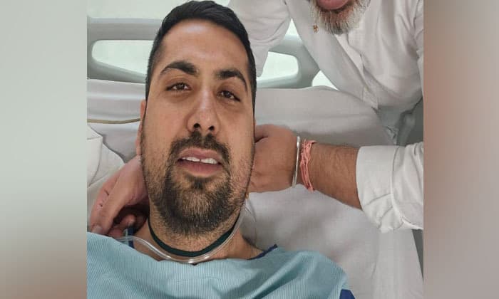 former-congress-mla-angad-saini-seriously-injured-in-a-car-accident-undergoing-treatment-at-max-hospital