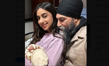 new-democrat-leader-jagmeet-singh-wife-gurkiran-kaur-sidhu-welcome-second-baby-girl