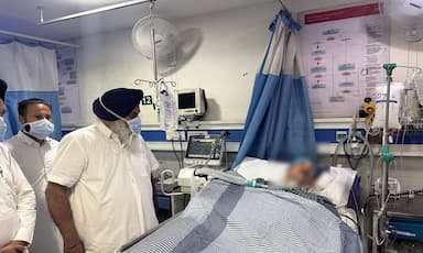 Sukhbir Singh Badal visits actress Tania's father