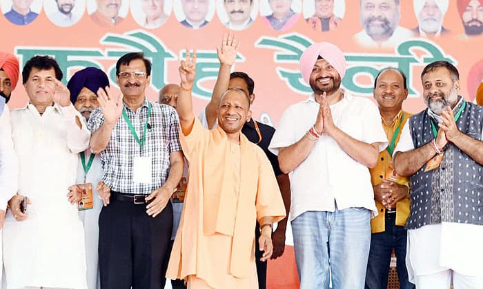 chief-minister-yogi-adityanath-addressed-the-rally-in-mohali-and-ludhiana