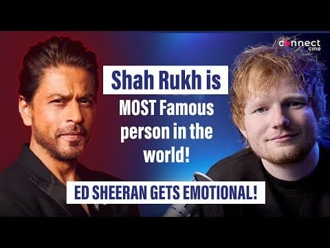Ed Sheeran sings for King!? | Shah Rukh Khan  | Faridoon Shahryar