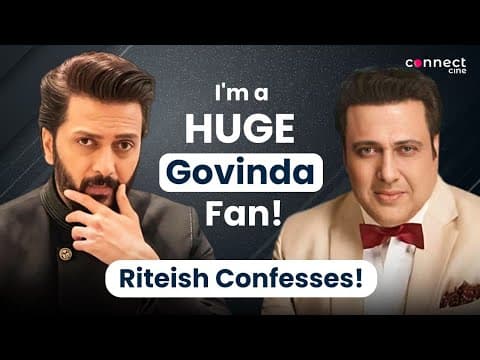 &quot;Govinda jaise actors SADIYON mein..&quot;: Riteish Deshmukh | Faridoon Shahryar