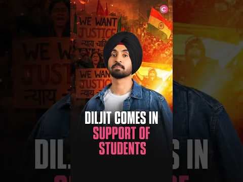 Diljit Dosanjh supports students