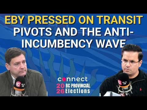 Surrey Showdown: Eby Pressed on Transit Pivots and the Anti-Incumbency Wave