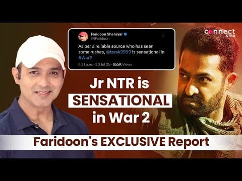 Why Jr NTR is SENSATIONAL in War 2  | Faridoon Shahryar | Hrithik Roshan | Kiara Advani