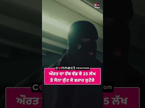 ਔਰਤ ਦਾ ਹੱਥ ਵੱਡ ਕੇ 25 ਲੱਖ ਤੇ ਸੋਨਾ ਲੁੱਟ ਕੇ ਫਰਾਰ ਲੁਟੇਰੇ