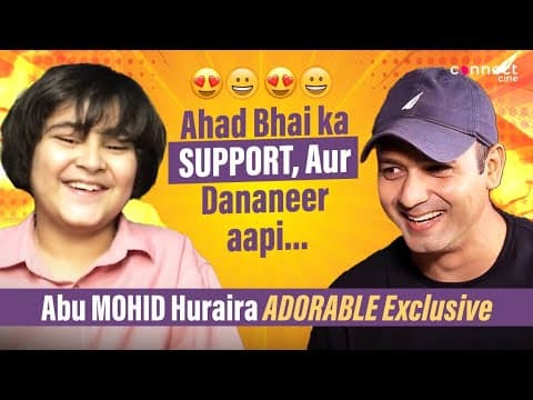 Abu MOHID Huraira on being PAMPERED by Ahad, Dananeer on Meem Se Mohabbat sets | Faridoon Shahryar