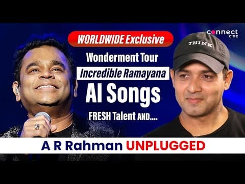 Ramayana will be as BIG as Avatar and Titanic? A R Rahman shares EXCITEMENT! | Faridoon Shahryar