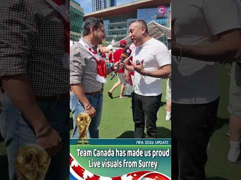 Team Canada makes history, Visuals from Surrey