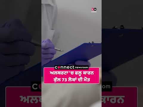 ਅਲਬਰਟਾ 'ਚ ਫਲੂ ਕਾਰਨ ਕੁੱਲ 73 ਲੋਕਾਂ ਦੀ ਮੌਤ