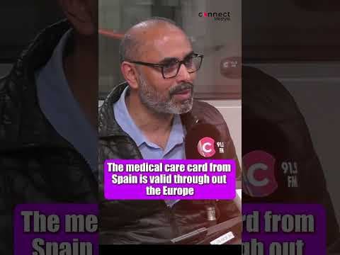 The medical care card from Spain is valid through