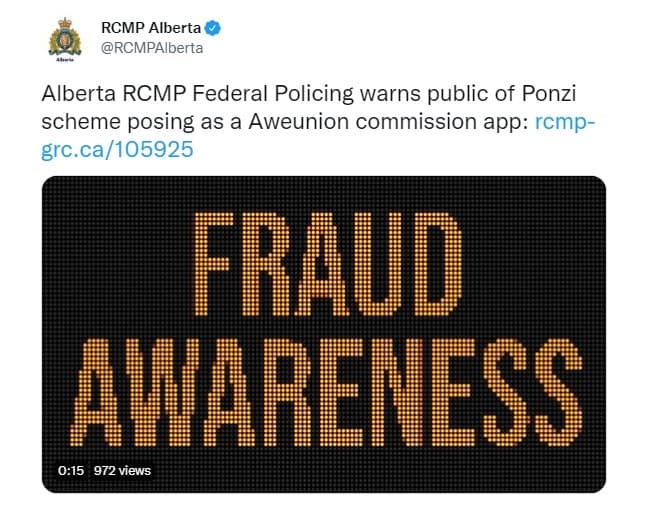 alberta-rcmp-warning-about-an-online-ponzi-scheme-that-has-cost-victims-nearly-150-000