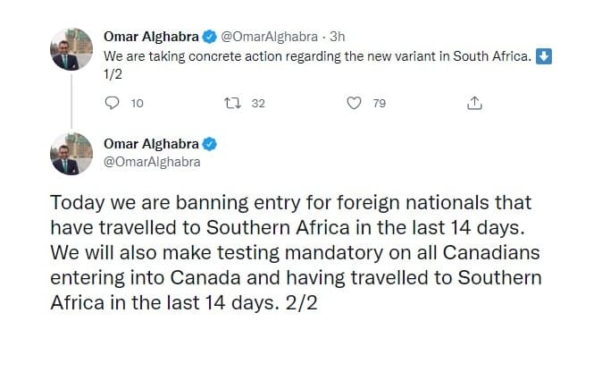 variant-prompts-canada-to-bring-in-ban-on-travellers-from-southern-africa