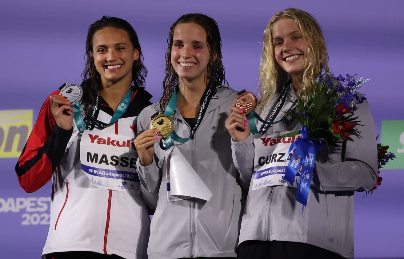 canadas-masse-wins-third-straight-world-100-backstroke-medal-with-silver-in-budapest