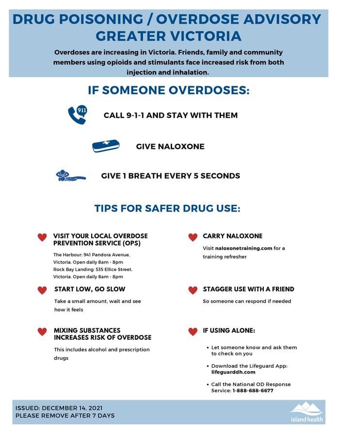island-health-authority-issues-overdose-drug-poisoning-advisory-for-greater-victoria-region