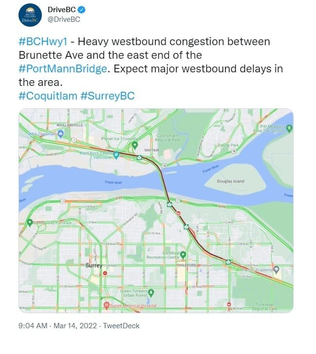 traffic-impacted-on-highway-1-between-langley-and-coquitlam-after-truck-drivers-concerned-about-high-gas-prices-stage-a-protest