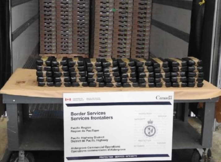 50-bricks-of-suspected-cocaine-seized-at-aldergrove-border-crossing